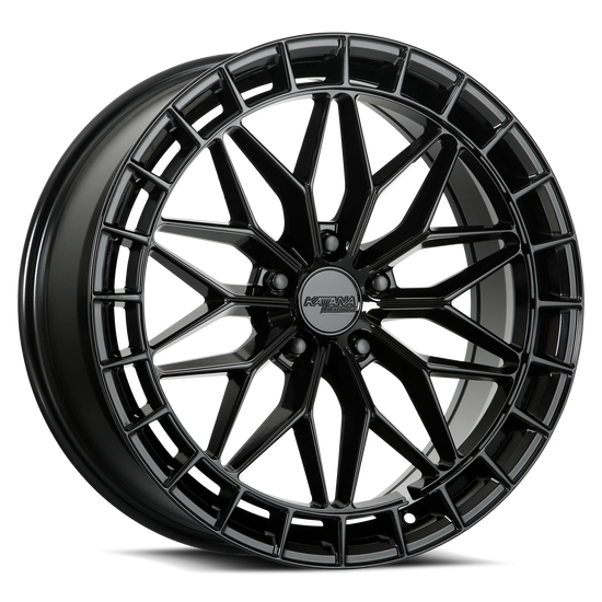 KATANA RACING KR12 5x120 18x8 +40 Glossy Black