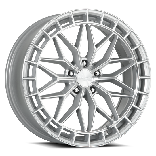KATANA RACING KR12 5x112 20x8.5 +40 Glossy Silver Machine Face