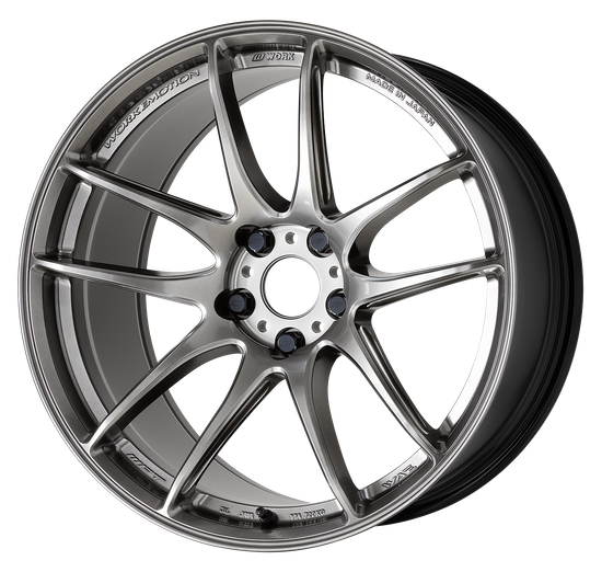 WORK Emotion CR Shigoku 4x100 17x7 +47 Glow Gunmetal GGM