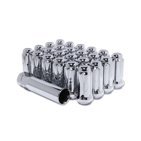 Method Lug Kit - Extended Thread Spline - M14X1.5 - 6 Lug Kit - Chrome - 24 Nuts - LK-S1415ET-40-24C Photo - Primary