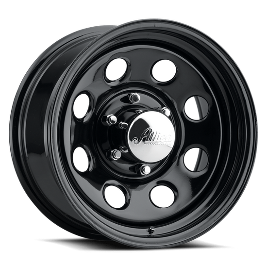 Allied - Pacer 297B Black Soft 8 6x139.7 17x9 -12 Gloss Black