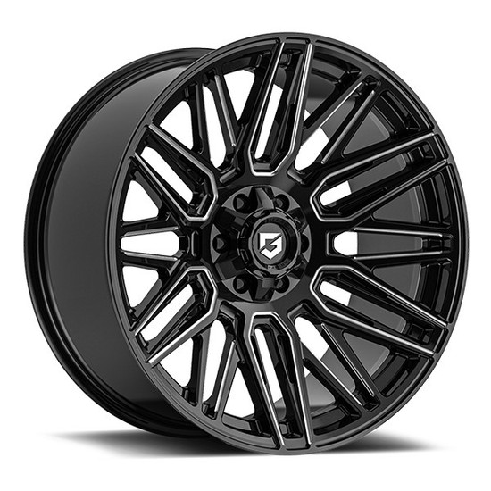 Gear Off Road 770BM 6X135 20x9 18 Gloss Black Milled