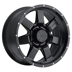 Mamba 586B M14 5X5.00 17x9 -12 Matte Black