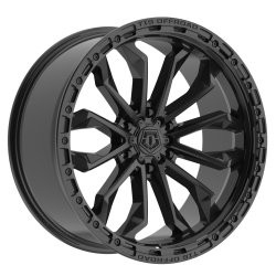 TIS 556SB 6X135 17x9 -12 Satin Black w/Satin Black Ring