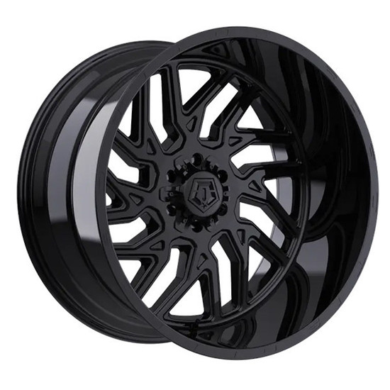 TIS 544B 8X180 20x10 -25 Gloss Black