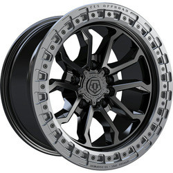 TIS 556BA 5X5.00 20x10 -19 Satin Black Anthracite Lip