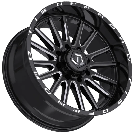 TIS 544B 8X6.50 24x12 -44 Gloss Black