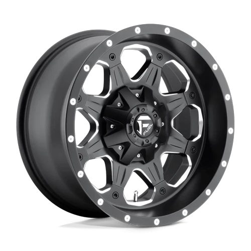 Fuel 1PC BOOST 5x114.3 / 5x127 18x9 +14 Matte Black Milled
