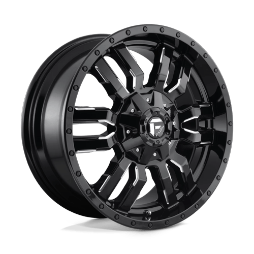 Fuel 1PC SLEDGE 5x127 20x9 +35 Gloss Black Milled