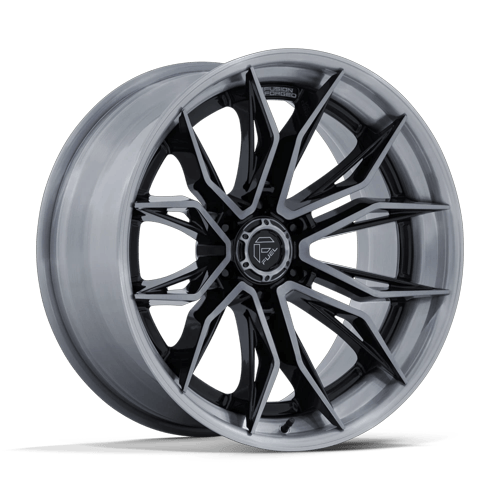 Fuel 1PC MUTINY 6x139.7 20x10 -18 Gloss Black Brushed Dark Tint