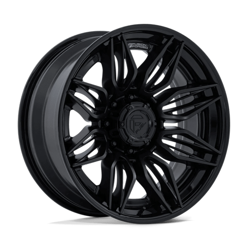 Fuel 1PC MUTINY 8x165.1 20x9 +1 Matte Black W/ Gloss Black Lip