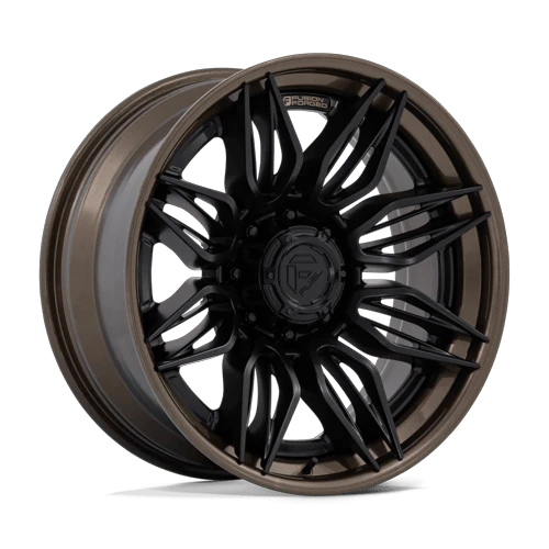 Fuel 1PC MUTINY 8x180 22x10 -18 Matte Black W Gloss Bronze Lip