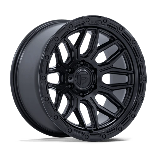 Fuel 1PC SURGE 8x180 18x9 +20 Matte Black W/ Gloss Black Lip