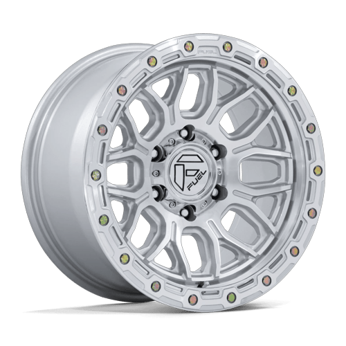 Fuel 1PC SURGE 6x139.7 17x9 +1 Gloss Silver W/ Machined Face