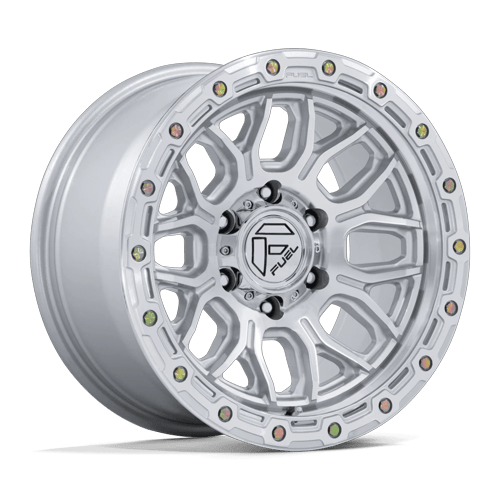 Fuel 1PC SURGE 6x139.7 18x9 +1 Gloss Silver W/ Machined Face