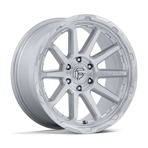 Fuel 1PC CIRCUIT 5x127 18x9 +20 Gloss Silver W/ Machined Face