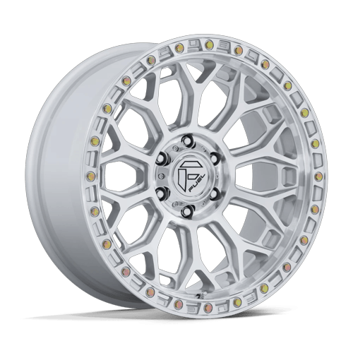 Fuel 1PC TALON 6x135 17x9 +1 Gloss Silver W/ Machined Face