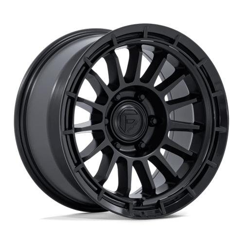 Fuel 1PC ASCEND 5x127 17x9 -12 Matte Black W/ Gloss Black Lip