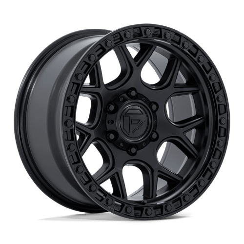 Fuel 1PC PUMA 6x139.7 17x9 -12 Matte Black W/ Gloss Black Lip
