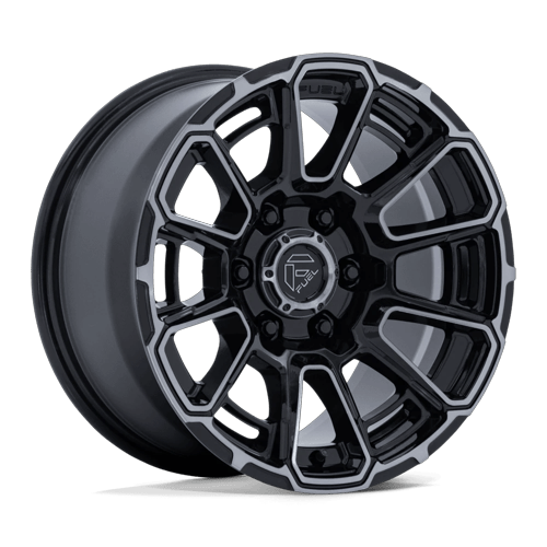 Fuel 1PC FOXHOUND 6x139.7 17x9 +1 Gloss Black Dark Tinted Clear