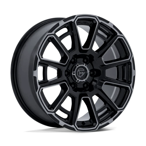 Fuel 1PC FOXHOUND 6x139.7 20x9 +20 Gloss Black Dark Tinted Clear