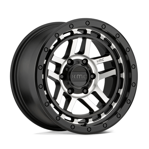 KMC RECON 6x139.7 17x9 -2 Satin Black Machined
