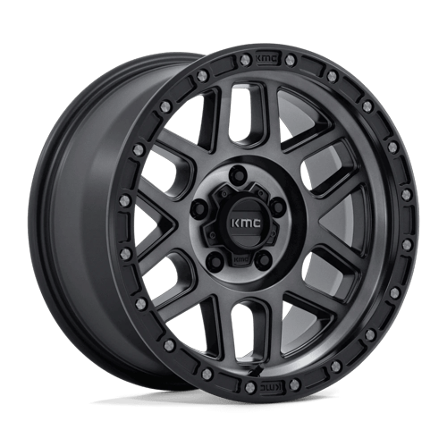 KMC MESA 5x120 17x8.5 +0 Satin Black W/ Gray Tint