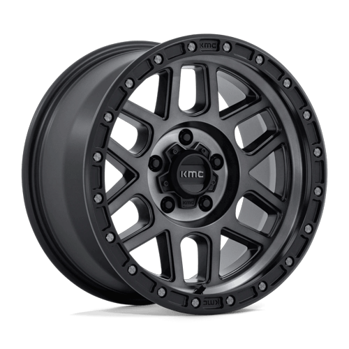 KMC MESA 5x150 17x9 -12 Satin Black W/ Gray Tint