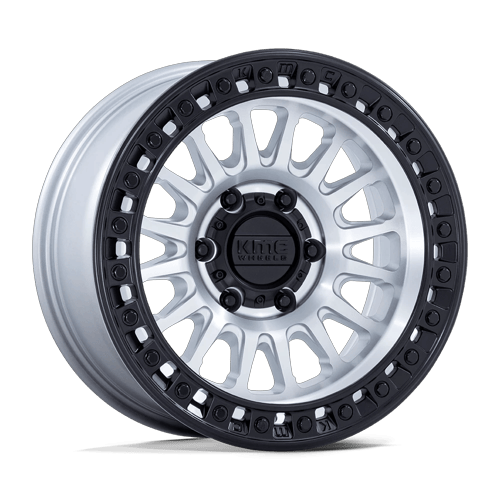 KMC IMS 8x170 18x9 +0 Machined W/ Matte Black Lip