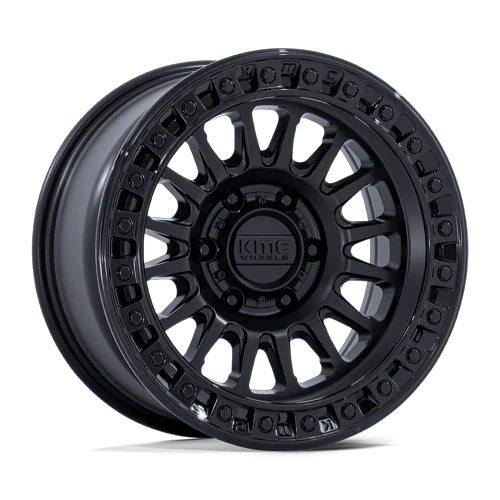 KMC IMS 6x135 18x9 +0 Matte Black W/ Gloss Black Lip