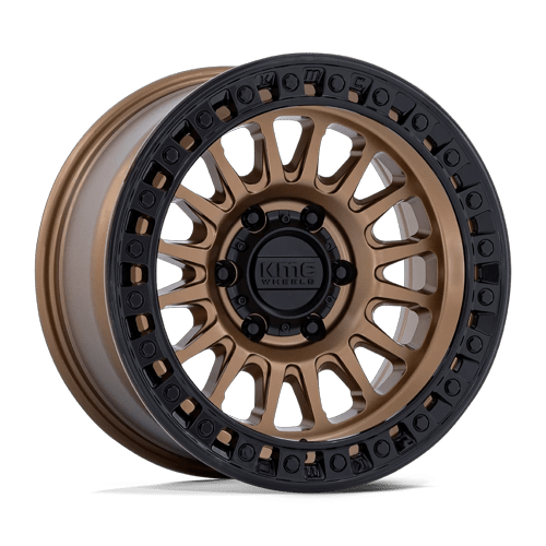 KMC IMS 6x114.3 18x9 +18 Matte Bronze W Gloss Black Lip