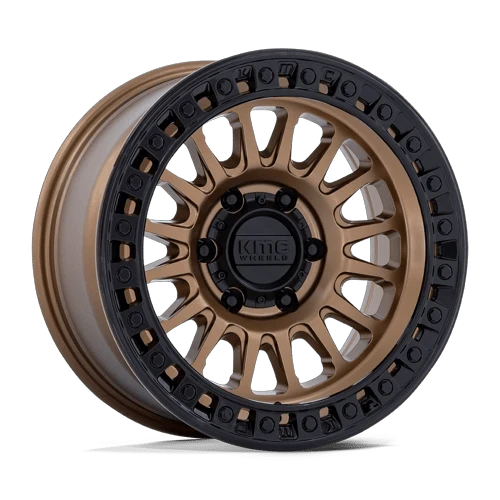 KMC IMS 8x165.1 18x9 +0 Matte Bronze W Gloss Black Lip