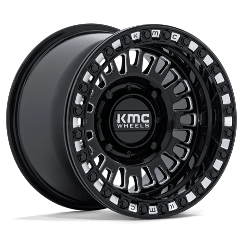 KMC Powersports AZTEC UTV BEADLOCK 4x137 15x10 +0 Gloss Black Milled