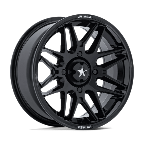 MSA Offroad Wheels RADAR UTV 4x110 15x7 +10 Gloss Black