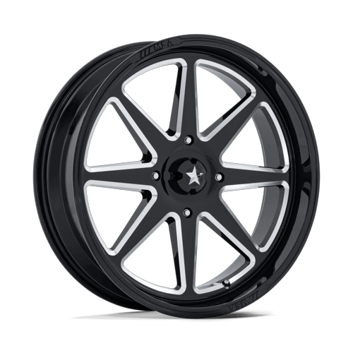MSA Offroad Wheels SPARK UTV 5x114.3 15x7 +10 Gloss Black Milled