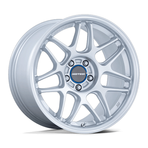 Motegi TSUBAKI 5x114.3 18x9.5 +15 Hyper Silver W/ Machined Lip
