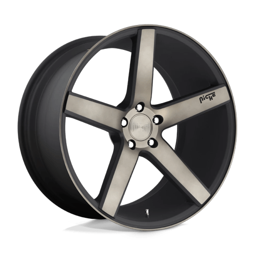 Niche 1PC MILAN 5x130 22x10 +50 Matte Black Ddt Machined