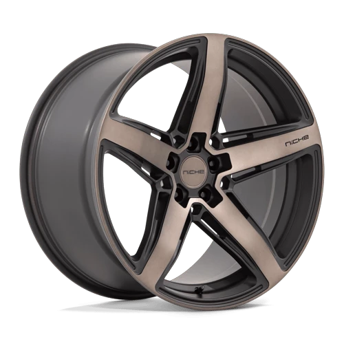 Niche 1PC TERAMO 5x112 20x10.5 +20 Matte Black W Double Dark Tint