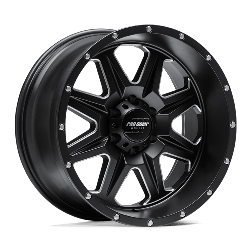 Pro Comp Alloys RECON 5x139.7 20x10 -18 Satin Black Milled