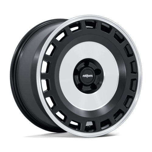 Rotiform ZBF 5x120 18x10.5 +25 Matte Black W/ Machined Face