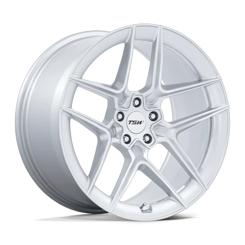 TSW SLIPSTREAM 5x114.3 19x9.5 +40 Gloss Silver W/ Machined Face