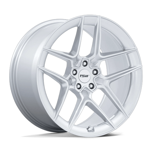 TSW SLIPSTREAM 5x114.3 20x10.5 +38 Gloss Silver W/ Machined Face