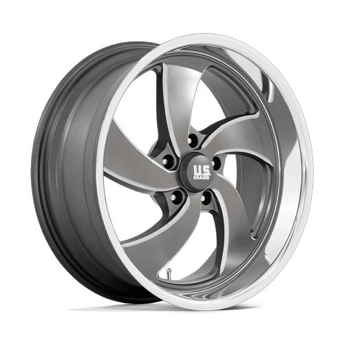 US Mag 1PC DESPERADO 5x127 20x8 +1 Anthracite Milled Diam-cut Lip