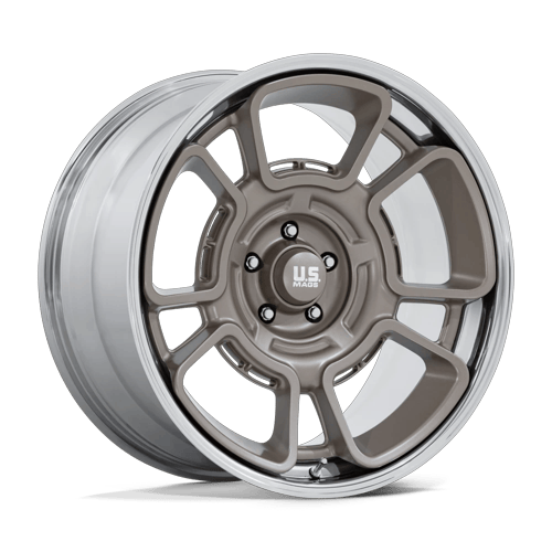 US Mag 1PC FLAGSTAFF BLANK 20x11 -6 Pewter W/ Chrome Lip