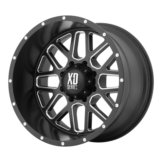 XD HEIST 6x139.7 20x9 +18 Satin Black Milled W/ Btcc