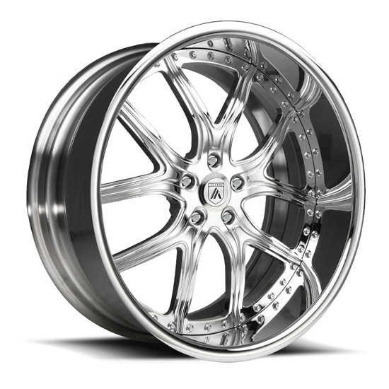 Asanti Forged AF150 5x115 22x9 +15 Brushed & Chrome