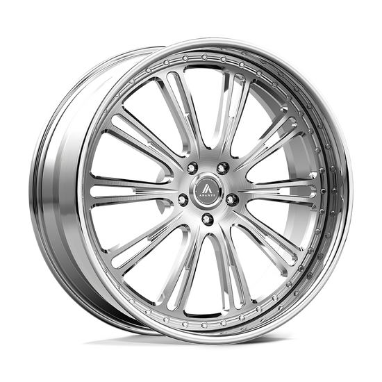 Asanti Forged RICO 5 5x127 24x10 +5 Brushed Chrome
