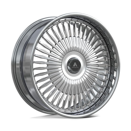 Asanti Forged STAKE 5x127 26x9 +5 Brushed Chrome