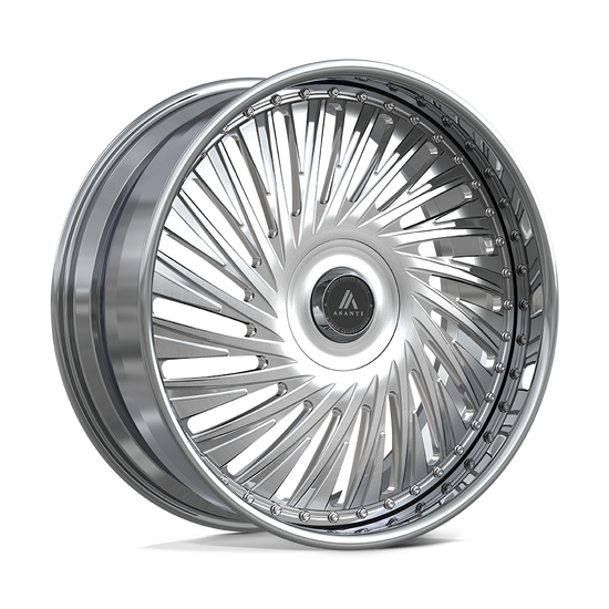 Asanti Forged PRESTIGE 5x127 26x10 +5 Brushed Chrome