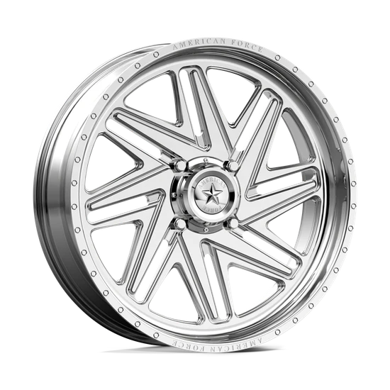 American Force Powersports AFW CARVER UTV 4x156 22x7 +0 Polished